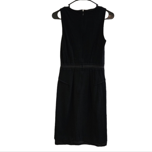Prada Black Midi Dress Size 40 US4 Sleeveless - Picture 2 of 5